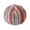 Hello Honey® 10" Multicolor Ripped Fabric Orb Pillow